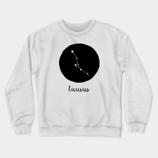 Taurus Zodiac Constellation Astrological Sign Celestial Art Crewneck Sweatshirt